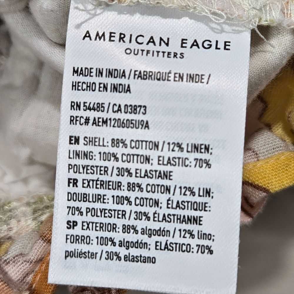 American Eagle Floral Patchwork Spaghetti Strap C… - image 4